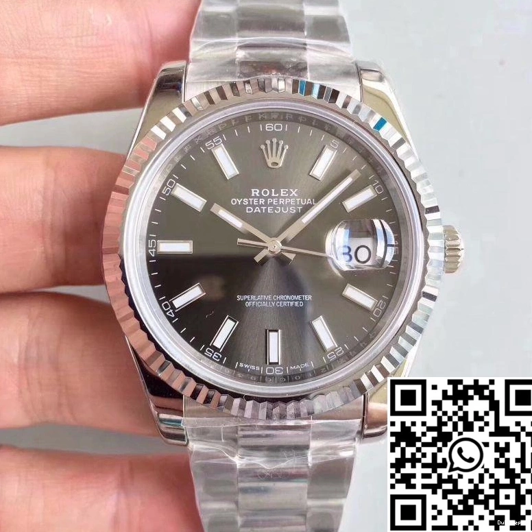 II Datejust EW Dial Factory Grey M126334-0014 Rolex 0507